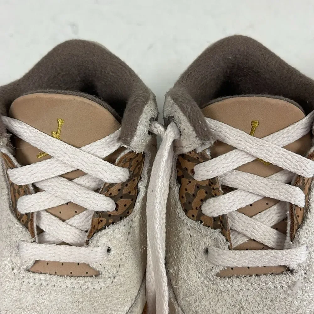 Nike Air Jordan 3 Retro TD Palomino Toddler Size 4C DM0968-102 Worn 3-4 times